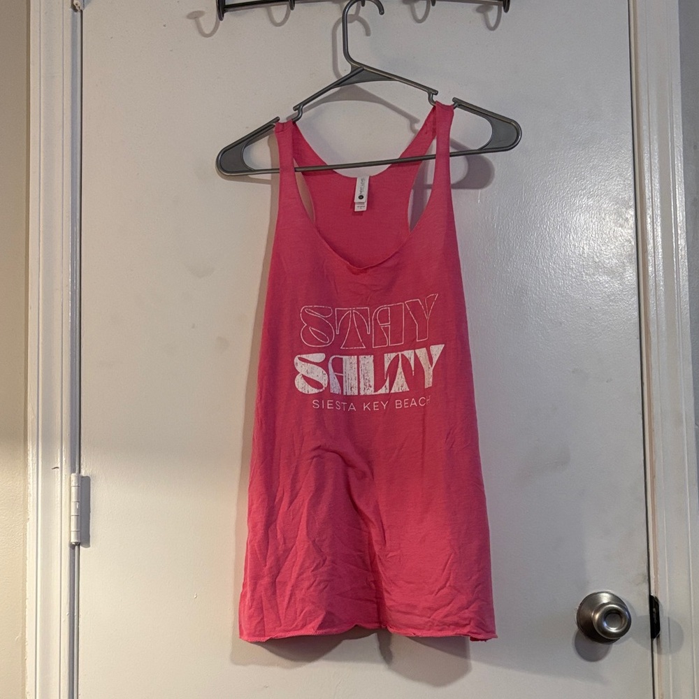 Next Level Apparel Vibrant Pink Tee
